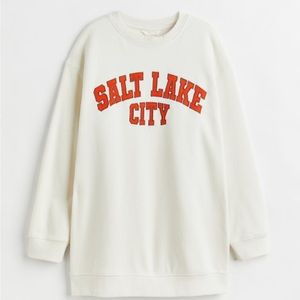 H&M Oversized Salt Lake City Sweatshirt